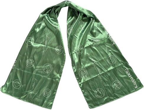 Kappa Delta Satin Sorority Scarf *Officially Licensed* in Saudi Arabia