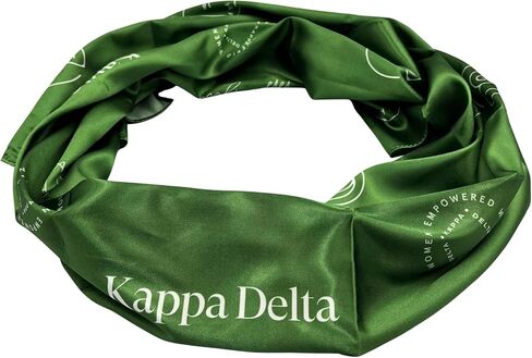 Kappa Delta Satin Sorority Scarf *Officially Licensed* in Saudi Arabia