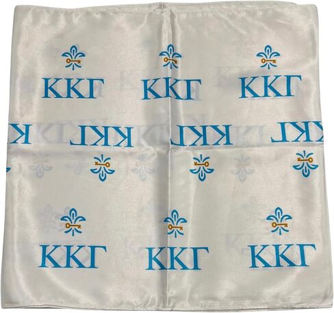 Kappa Kappa Gamma Satin Sorority Scarf *Officially Licensed* in Saudi Arabia