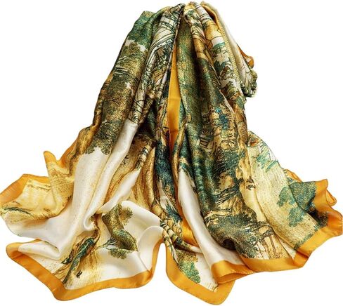 Women's Fashion Silky Head Neck Scarves 70'Scarf for Women in Saudi Arabia