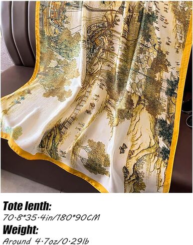 Women's Fashion Silky Head Neck Scarves 70'Scarf for Women in Saudi Arabia