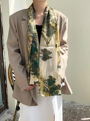 Women's Fashion Silky Head Neck Scarves 70'Scarf for Women in Saudi Arabia