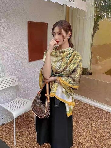 Women's Fashion Silky Head Neck Scarves 70'Scarf for Women in Saudi Arabia