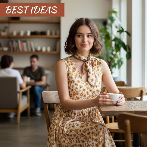 6 قطع من وشاح المحفظة متعدد الوظائف أوشحة بوهو عصابات الرأس وشاح الساتان حقيبة الموضة إكسسوارات الشعر أوشحة الرقبة الأنيقة خفيفة الوزن نحيفة من نسيج التويل بوهو عصابات الرأس للنساء in Kuwait