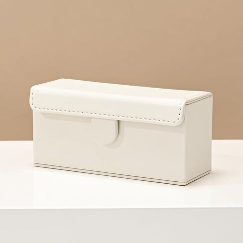 Oirlv Ring Box for Wedding Engagement Ring Box for Couples Wedding Ceremony Rings Holder(Beige) in Saudi Arabia