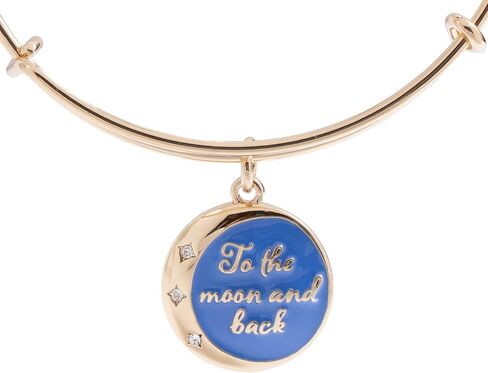 Alex and Ani To the Moon and Back' Charm Bangle, Gold in Saudi Arabia