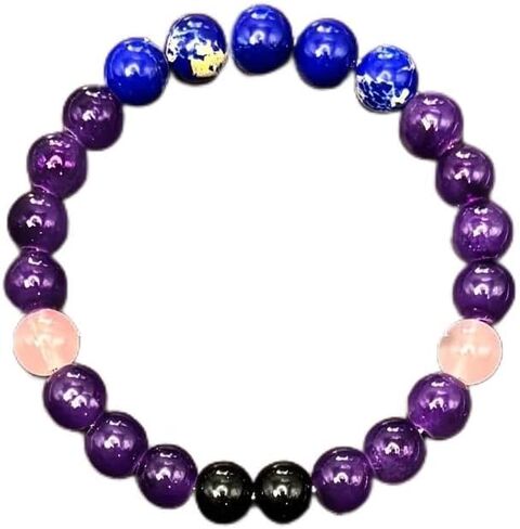 Attraction Bracelet for Women Men Natural Stone Tiger Eye Handmade Stretch Beads Jewelry Attracts Money Wealth Energy Healing Crystal Yoga Meditation Friendship Gift Christmas in Saudi Arabia