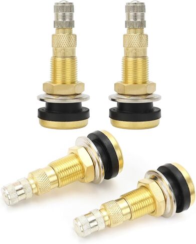 TR618A Heavy-Duty Clamp-In Tubeless Air Liquid Tractor Valve Stems - 2-Pack for Tubeless Tires, Industrial, Agricultural Wheels, Tractors & Graders in Kuwait