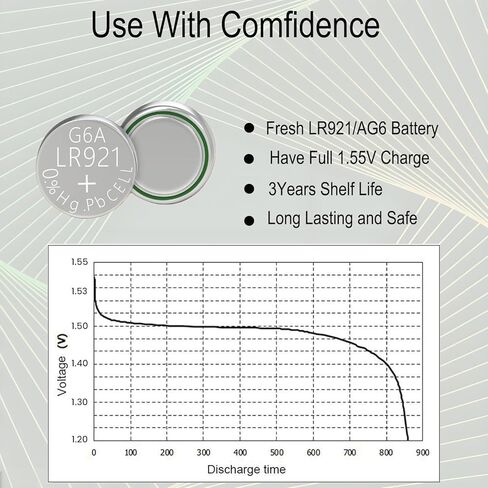 Youchen 371 370 LR921 بطارية زر قلوية 15 حزمة AG6 LR920 321 SR920SW 1.5V بطاريات ساعة الخلية in Kuwait