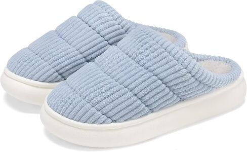 Womens House Shoes Warm Memory Foam Slippers for Women Indoor Soft Fleece Lined Womens Slippers in Saudi Arabia
