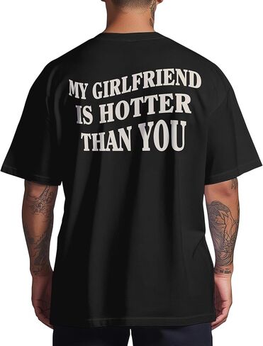 Custom Bootleg Girlfriend Shirts for Men - Personalized I Love My Girlfriend Shirt - Valentines Couple Tshirt in Kuwait