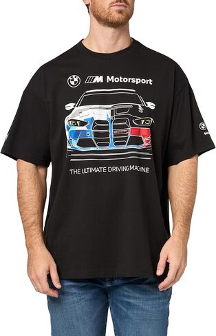 تي شيرت بوما للرجال BMW M Motorsport جرافيك، أسود بولد AH25، X-Large in Saudi Arabia
