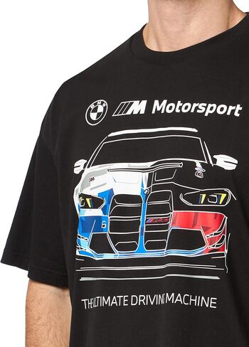 تي شيرت بوما للرجال BMW M Motorsport جرافيك، أسود بولد AH25، X-Large in Saudi Arabia