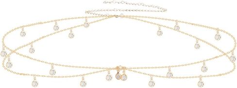 Waist Chain, Gold Belly Chains for Women Dainty 14K Gold Plated Waist Beads Chain Adjustable Trendy Sexy Body Chains Simple Body Chain Jewelry for Backless Dress Bikini Summer Beach Women's Gifts in Saudi Arabia