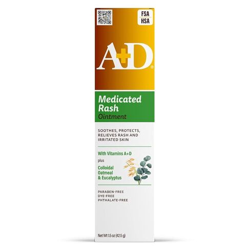 A+D Medicated Rash Ointment 15.2 oz– Relieves Irritated Skin from Poison Ivy, Eczema, Beard & Bikini Rash, Dry & Chapped Skin, Bug Bites. Made with Colloidal Oatmeal in Kuwait