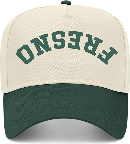 Fresno Upside Down Reversed Vintage Trucker Hat | California | Premium Adjustable Snapback Baseball Hat for Men & Women in Saudi Arabia