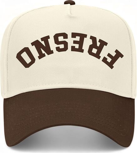 Fresno Upside Down Reversed Vintage Trucker Hat | California | Premium Adjustable Snapback Baseball Hat for Men & Women in Saudi Arabia