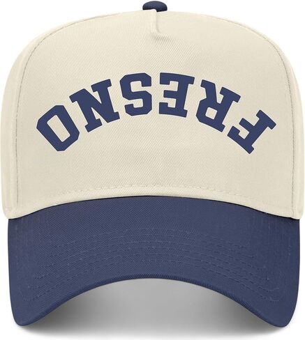 Fresno Upside Down Reversed Vintage Trucker Hat | California | Premium Adjustable Snapback Baseball Hat for Men & Women in Saudi Arabia