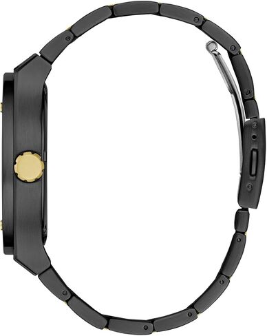 Guess Men's 45mm Watch - Black Stainless Steel Strap Black Dial and Case in Saudi Arabia