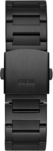 Guess Men's 45mm Watch - Black Stainless Steel Strap Black Dial and Case in Saudi Arabia