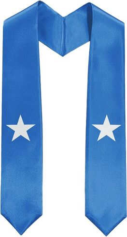 Trinidad Tobago Flag International Graduate Satin Stole with National Flag Design 72" Graduation Sash in Kuwait