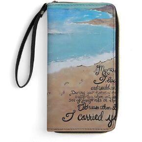 Burritos Giant Tortilla Neutral Leather Wallet with Scratch Resistant Strap for Easy Carrying in Saudi Arabia