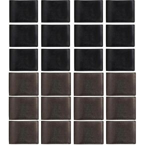 24 Pcs Leather Wallet for Men Bulk -Thank You Gifts for Employees Appreciation-Christmas Gift for Coworkers Men Father's Day (Brown) in Saudi Arabia