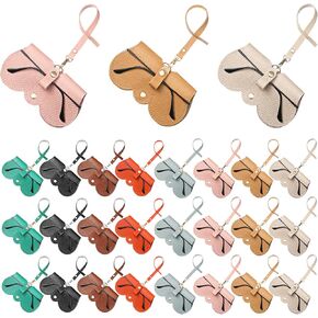 8 Pcs Soft Leather Sunglasses Bag Sunglass Holder for Purse Portable Glasses Case with Strap for Women Men in Kuwait