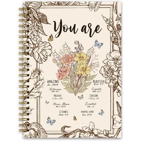 Christian Bible Verse PROVERBS 31:25 Spiral Notebook, Coquette Pink Bow Notebook Journal, Christian Gifts for Women, Bible Notebooks for Note Taking, College Ruled Spiral Notebook 5.5 x 8.3 in Kuwait