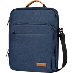 9-11 Inch Tablet Sleeve Bag Carrying Case for iPad 9th/8th/7th Gen 10.2, iPad Air 5/4 10.9, iPad 10th Gen 10.9, iPad Pro 11, Galaxy Tab A8/S8/S6 Lite, with Shoulder Strap & Handle, Black&Gray in Kuwait