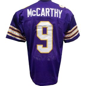 Generic Custom Stitched J.J. McCarthy Adult Purple Blue Jersey Size Adult XXL 2XL, JJ McCarthy in Saudi Arabia