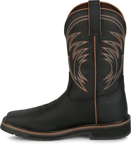 Justin Widowmaker 11" Waterproof Steel Toe Work Boots for Men - Stampede Collection - Durable, Slip-Resistant, Comfortable Safety Footwear in Saudi Arabia