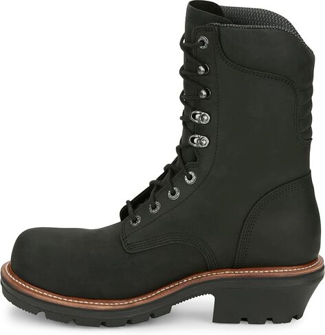 أحذية عمل Chippewa الرجالية Thunderstruck مقاس 9 بوصات مقاومة للماء بأصابع مركبة نانو - مجموعة Thunderstruck - جلد متين، نعل مقاوم للانزلاق in Saudi Arabia