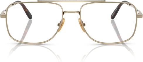 Ray-Ban Unisex Rx8797 William Titanium Square Prescription Eyewear Frames in Saudi Arabia