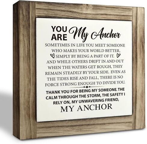Friend Decor Sign, Friendship Gift, Box Wood Plaques Desk Décor, Friend Signs for Home Decor, Best Friend Room Decor, BFF Gift Idea, Simply Said Small Talk Sign, Friends are the Family We Choose in Kuwait
