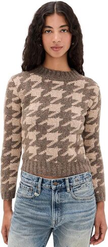 R13 Women's Mock Collar Shrunken Sweater in Saudi Arabia