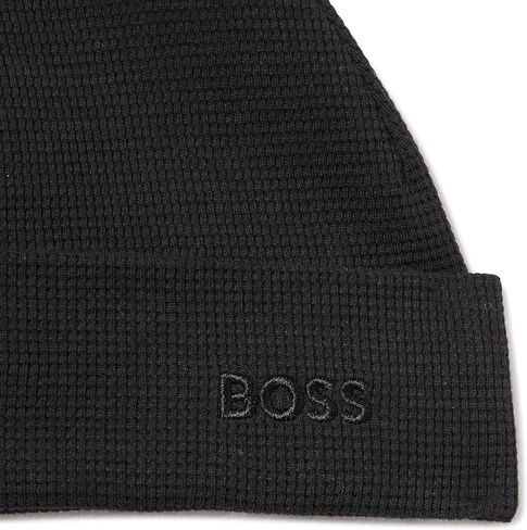 قبعة صغيرة ذات هيكل وافل بشعار نغمي للرجال من BOSS in Saudi Arabia