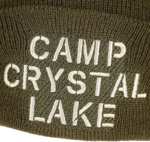 قبعة Bioworld Friday The 13th Camp Crystal Lake للبالغين منسوجة ومضلعة in Saudi Arabia