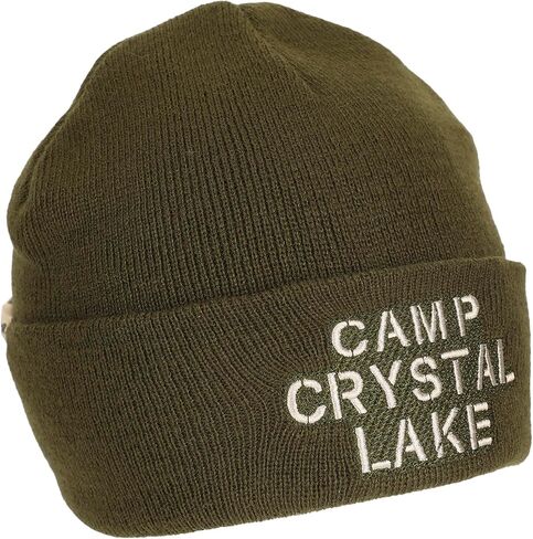 قبعة Bioworld Friday The 13th Camp Crystal Lake للبالغين منسوجة ومضلعة in Saudi Arabia