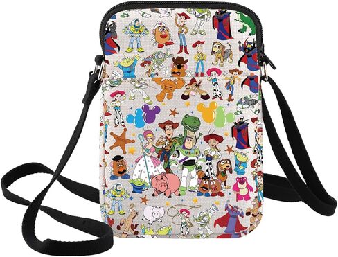 BWWKTOP Buzz Crossbody Bag Woody Fans Gift حقيبة كتف Buzz & Slinky Dog جيسي ولوتسو وريكس ميرش in Saudi Arabia