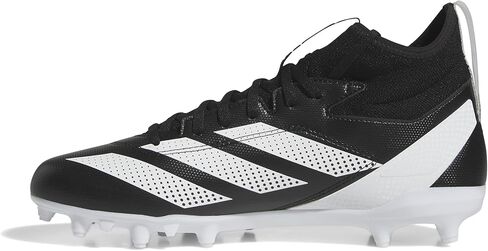 adidas Men's Adizero Impact.2 American Football Sneaker, Black/White/Team Power Red, 13 in Kuwait