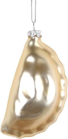 What On Earth Pierogi Ornament - Keepsake Polish Food Blown Glass Christmas Ornaments, Pierogies Dumpling Ornament in Saudi Arabia