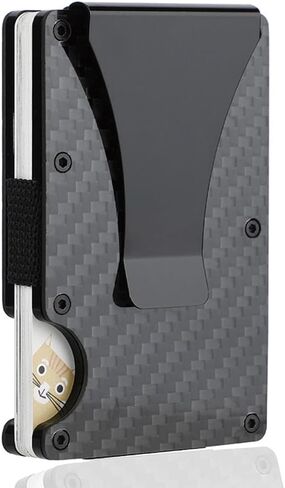 Premium Scratch - Resistant Minimalist Wallet with Money Clip - Slim Card Holder for Men & Women, Ideal Father's Day Gifts in Saudi Arabia