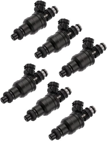 Injectors Kit,SCITOO 4 Holes Fuel Injector fit for 95-99 for Chrysler for Sebring, 95-99 for Dodge for Avenger/Neon, 95-99 for Mitsubishi for Eclipse, Set of 4 in Saudi Arabia