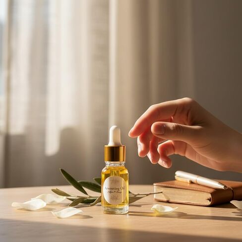 Alpha & Omega Anointing Oil – Natural Olive Oil Blend with Myrrh, Cassia, Calamus & Cinnamon | Blessed | Holy Oil | for Prayer, Comfort, Blessings, Reflection & Spiritual Practice | 10ml in Saudi Arabia