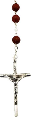 Our Lady of Fatima Handmade Scented Rose Petal Rosary Beads Made in Portugal in Saudi Arabia