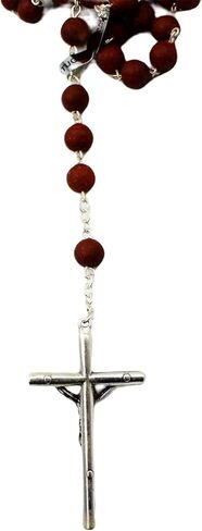 Our Lady of Fatima Handmade Scented Rose Petal Rosary Beads Made in Portugal in Saudi Arabia
