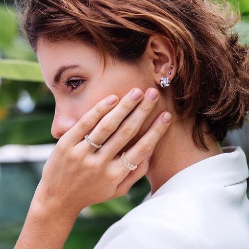 3 Pcs Pearl Rings for Women, Vintage Pearl Rings Stretch Beaded Stackable Ring Adjustable Thin Pearls Ring Statement Wedding Prom Dress Jewerly for Christmas Pearls Jewerly in Saudi Arabia