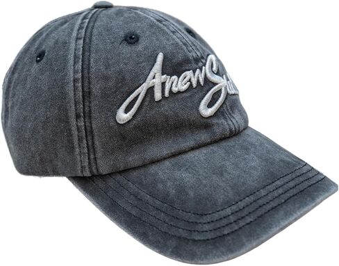 Oak&Pines Vintage Distressed Washed Baseball Cap, 100% Cotton Retro Adjustable Unconstructed Original Classic Golf Dad Hat for Gift Men Women Black in Saudi Arabia