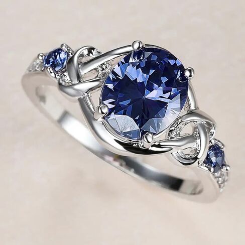 Luxury Oval Cubic Zirconia Rings for Women Charming Finger Accessories for Engagement Ceremony in Saudi Arabia